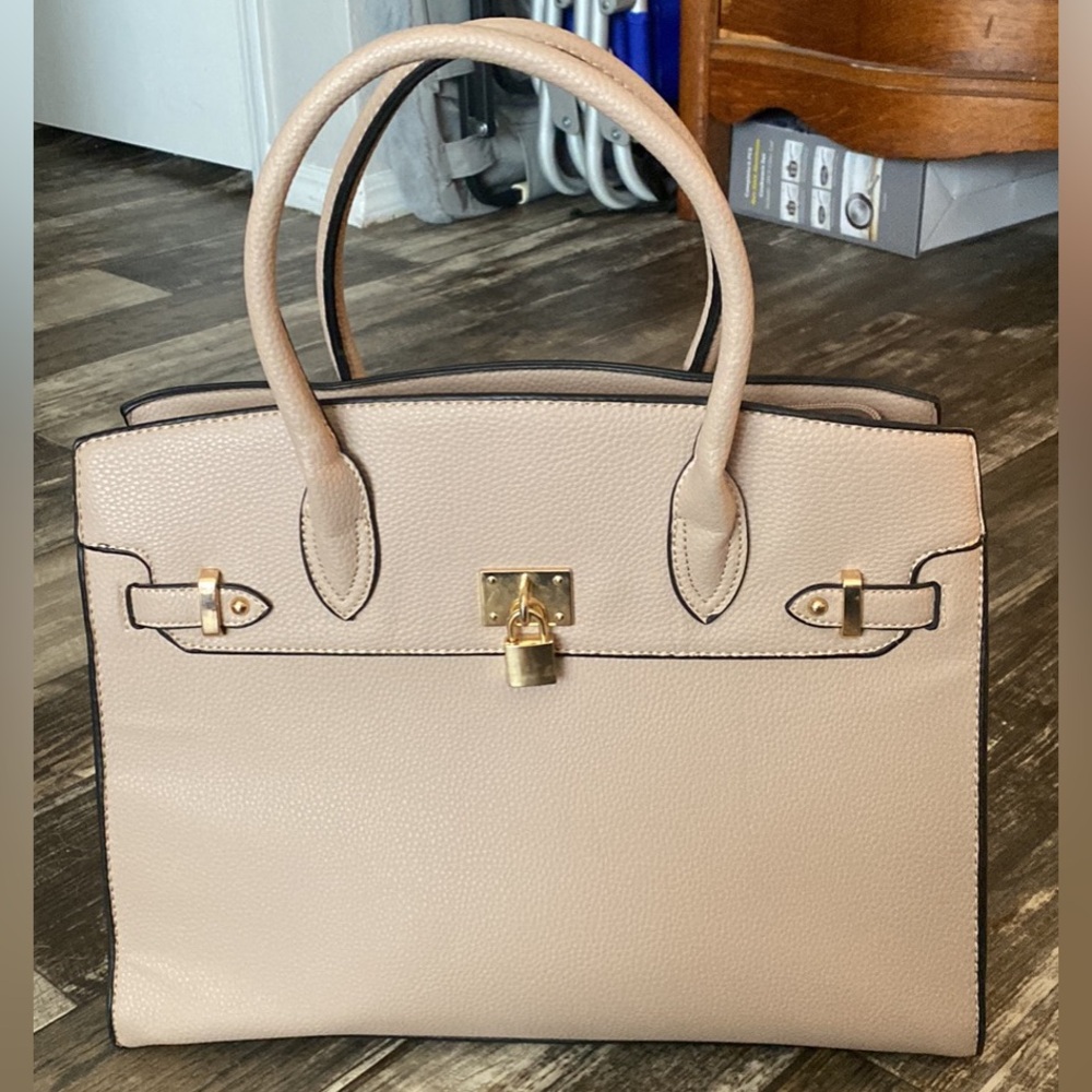 Creamy Pink large tote